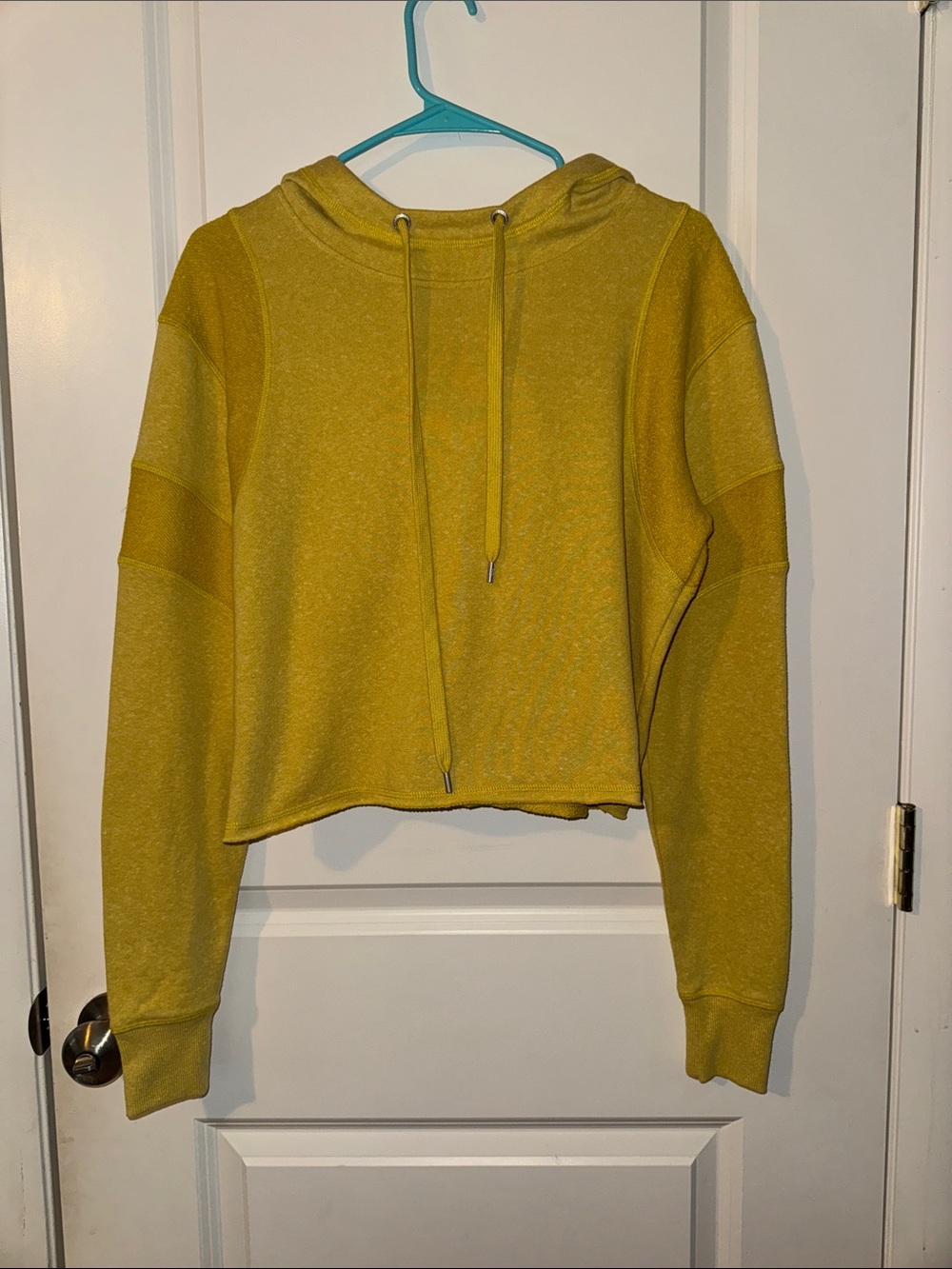 Uniquely Lorna Jane Acid Yellow Marl Studio Hoodie Size small